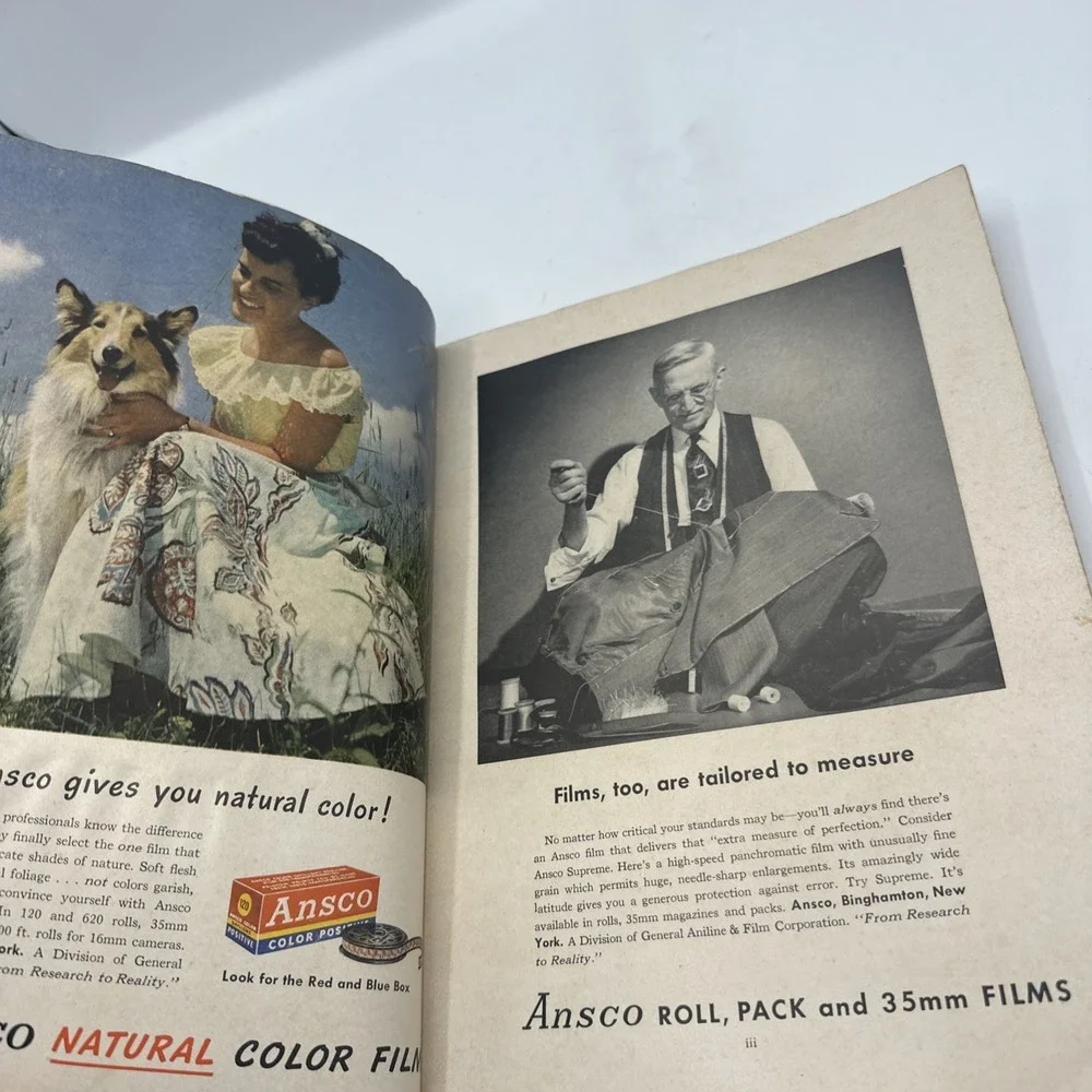 The American Annual Of Photography 1951 Volume 65 Paperback Vintage Camera Adds
